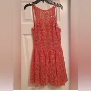 Girls Sz M dance costume. Apricot color